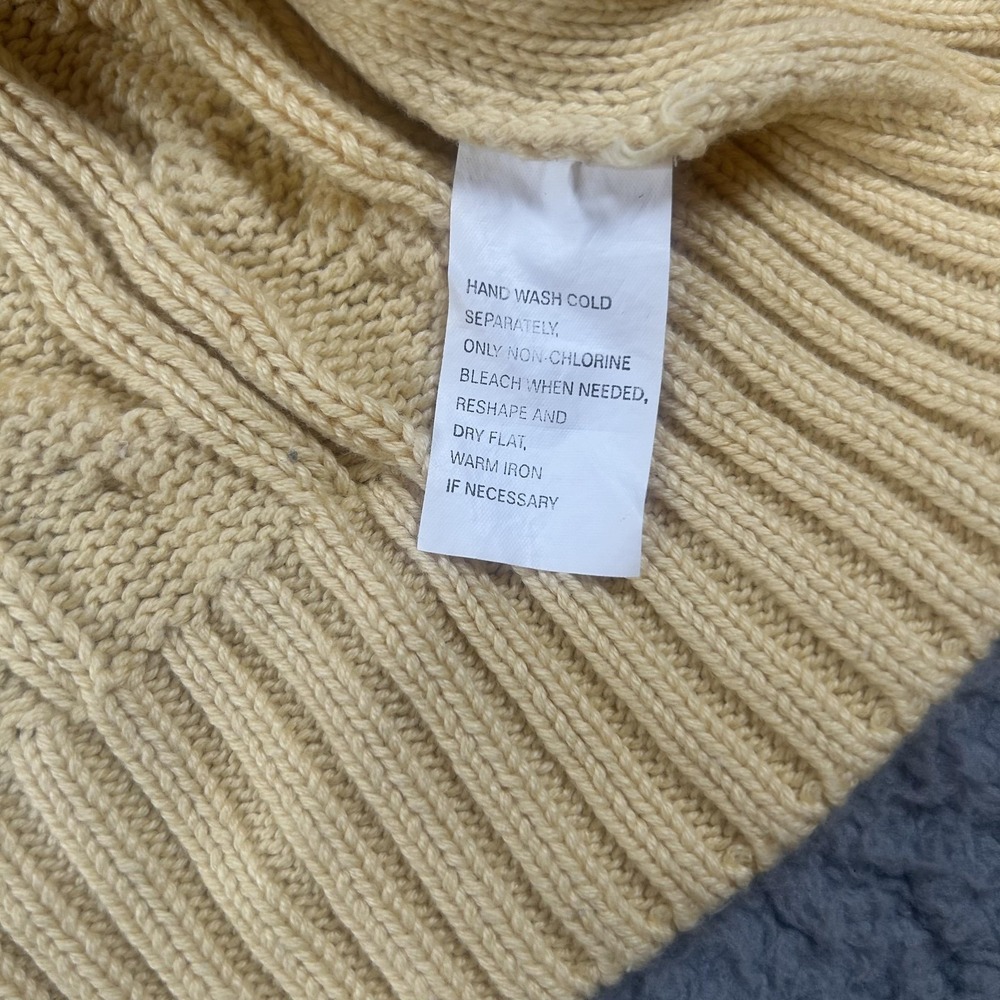 Jeanne Pierre Sweater Womens XL White Cable Diamond Knit Cowl Neck Pullover - Picture 5 of 15